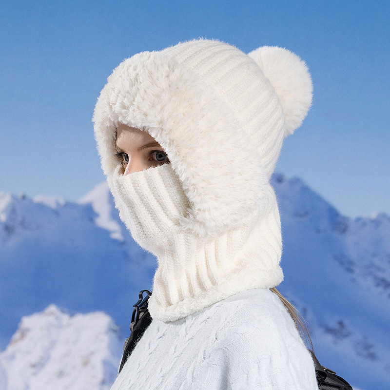 Aurora - Ultra-soft knitted 3-in-1 winter hood