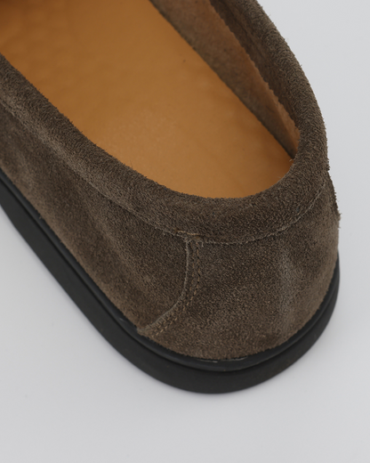 Premium Suede Loafers - Sorte Sål