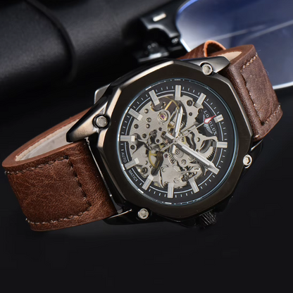 Beck™ Atlas 100% Cowhide Watch