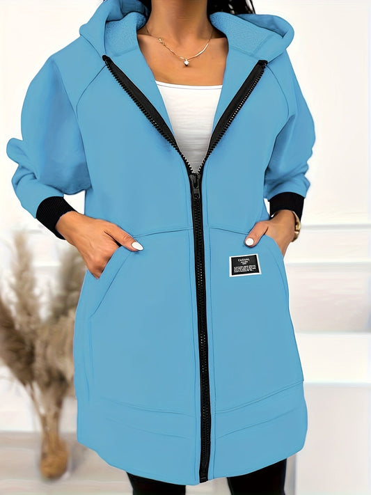Victoria™ | Elegant Longline Hoodie