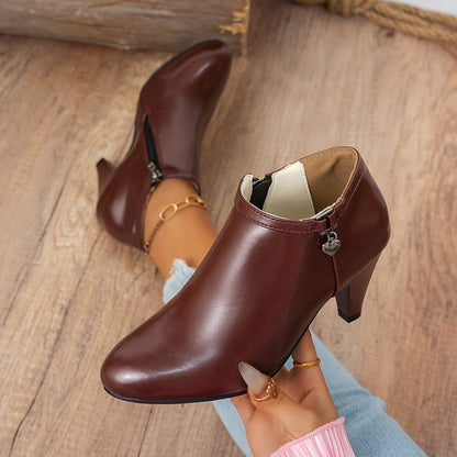 Florianne™ | Chic Comfort Heeled Ankle Boots