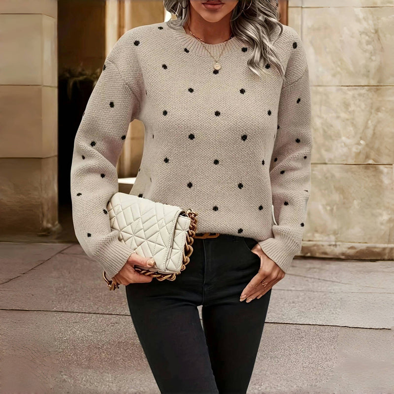 Lilah™ | Polka Dot Knit Jumper