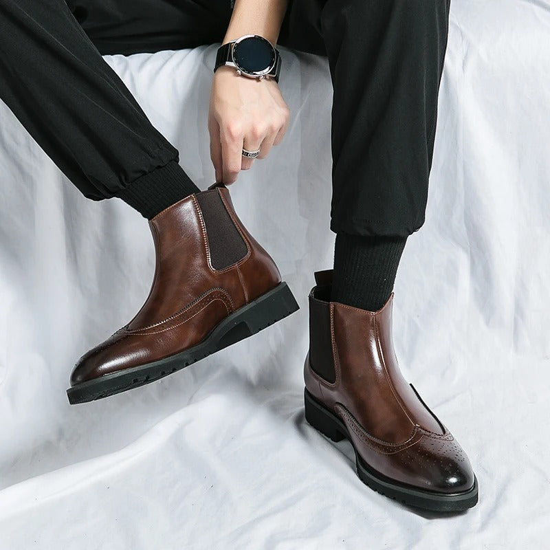 Alden™ Genuine Leather Chelsea Boots