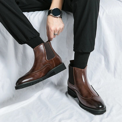 Alden™ Genuine Leather Chelsea Boots
