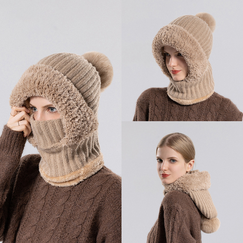 Aurora - Ultra-soft knitted 3-in-1 winter hood
