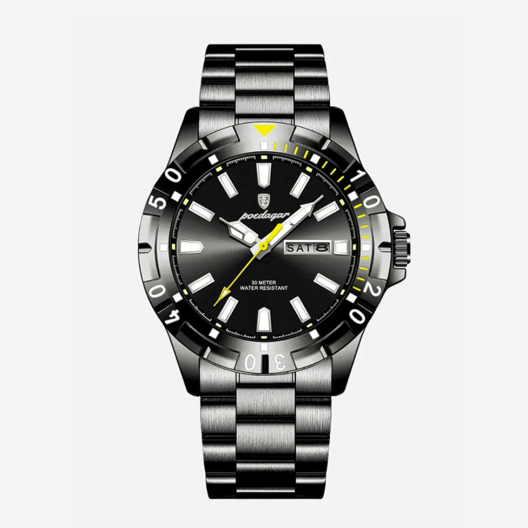 Maverick™ | Sporty Bezel Stainless Steel Watch | 42mm