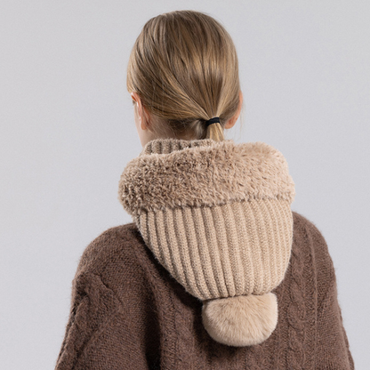 Aurora - Ultra-soft knitted 3-in-1 winter hood