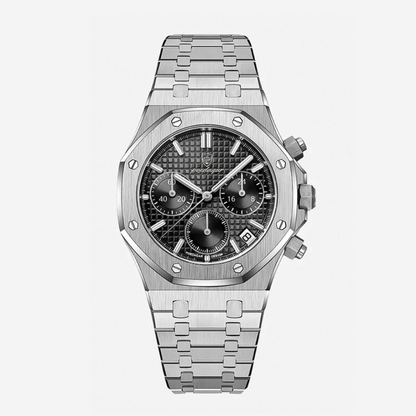 Damian™ | Iconic Steel Frame Bold Chronograph Design Watch | 42mm