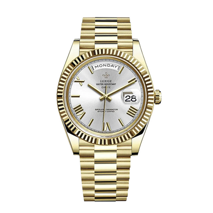 Frederick™ | Sharp Lines and Classic Day-Date Styling Watch | 40mm