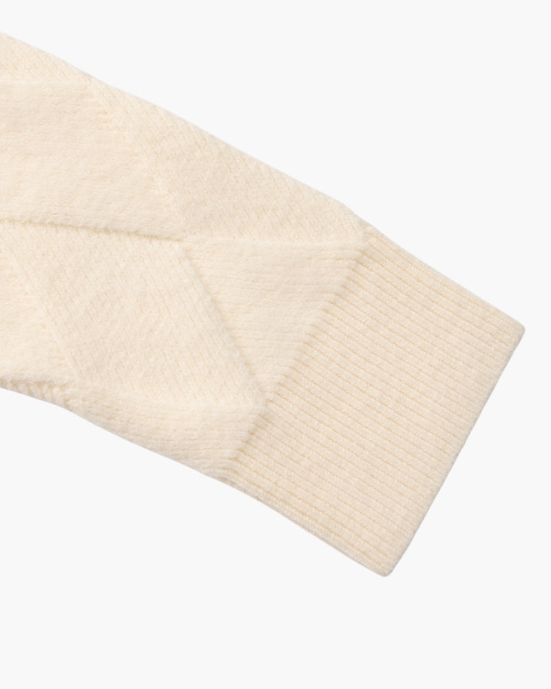 Diamond Knit Crewneck Jumper