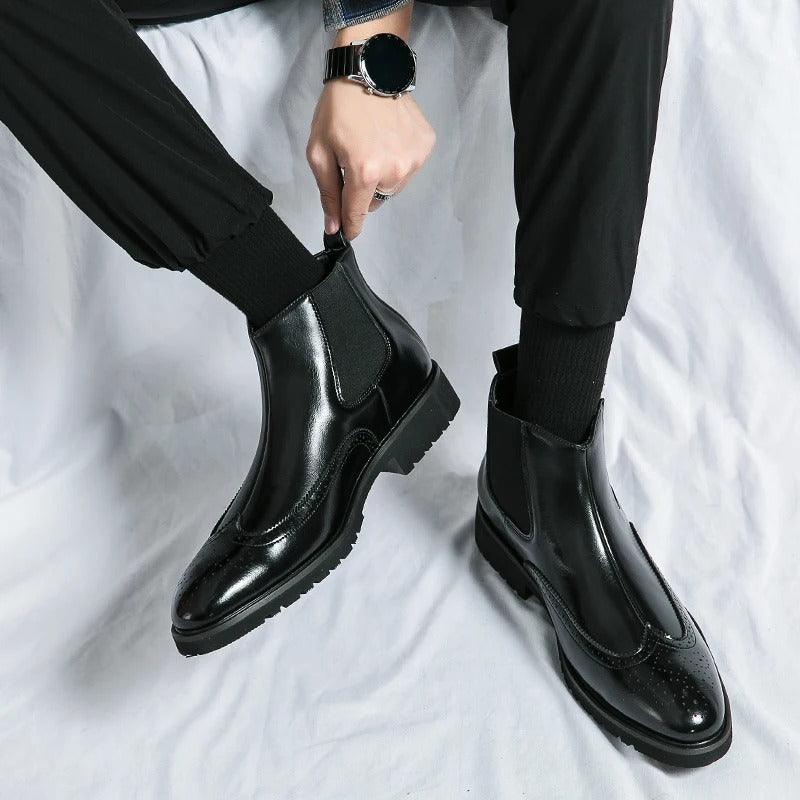 Alden™ Genuine Leather Chelsea Boots