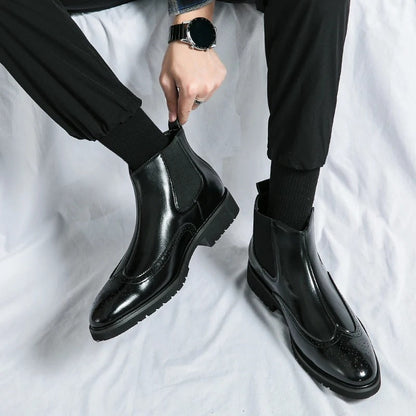 Alden™ Genuine Leather Chelsea Boots