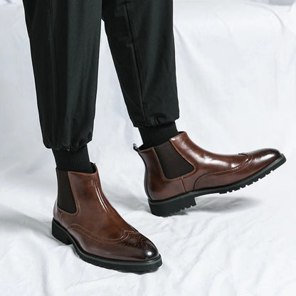 Alden™ Genuine Leather Chelsea Boots