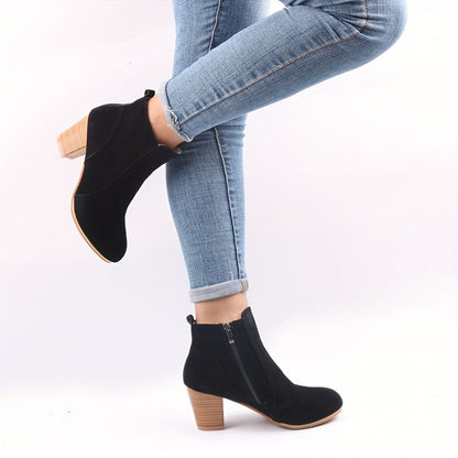 Maryline™ – Stable Heeled Ankle Boots for Long-lasting Comfort