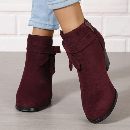 Léa™ | Elegant Ankle Boots with Stable Heel