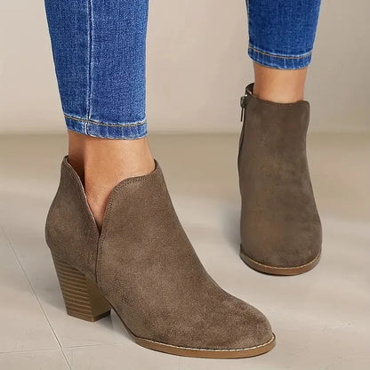 ALEXE™ | Women's Chunky Heeled Ankle Boots