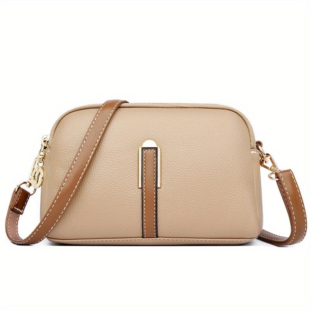 Mila™ Litchi Embossed Crossbody Bag