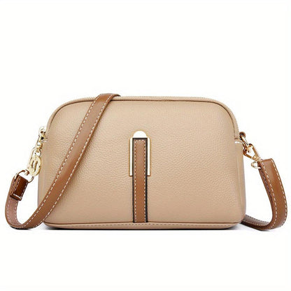 Mila™ Litchi Embossed Crossbody Bag