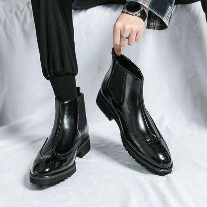 Alden™ Genuine Leather Chelsea Boots
