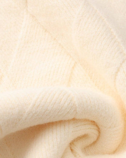 Diamond Knit Crewneck Jumper