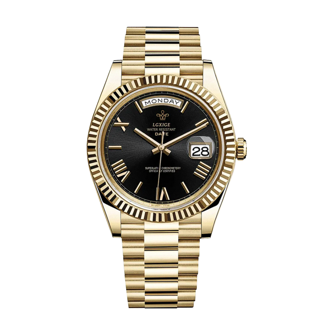 Frederick™ | Sharp Lines and Classic Day-Date Styling Watch | 40mm