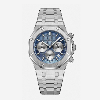 Damian™ | Iconic Steel Frame Bold Chronograph Design Watch | 42mm