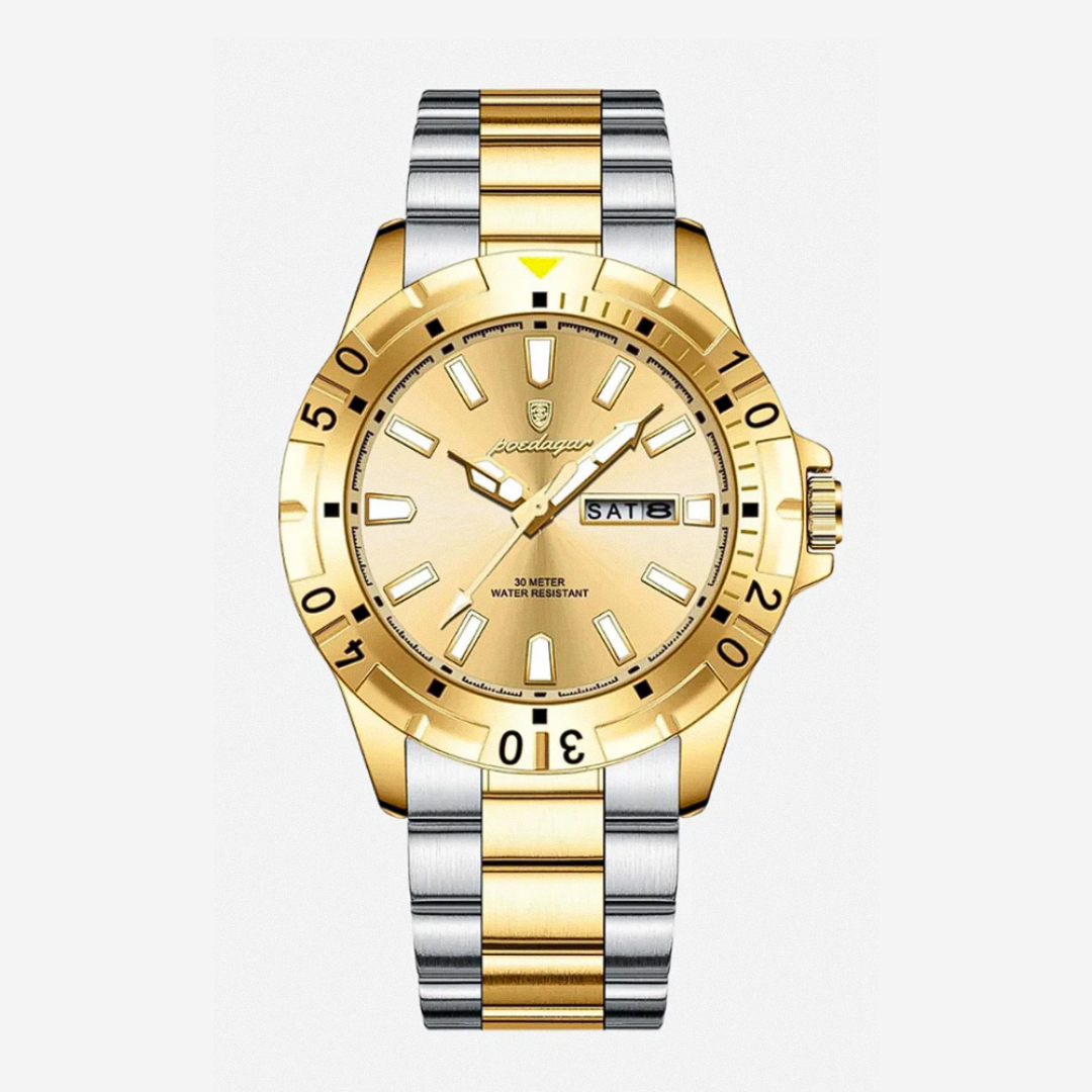 Maverick™ | Sporty Bezel Stainless Steel Watch | 42mm