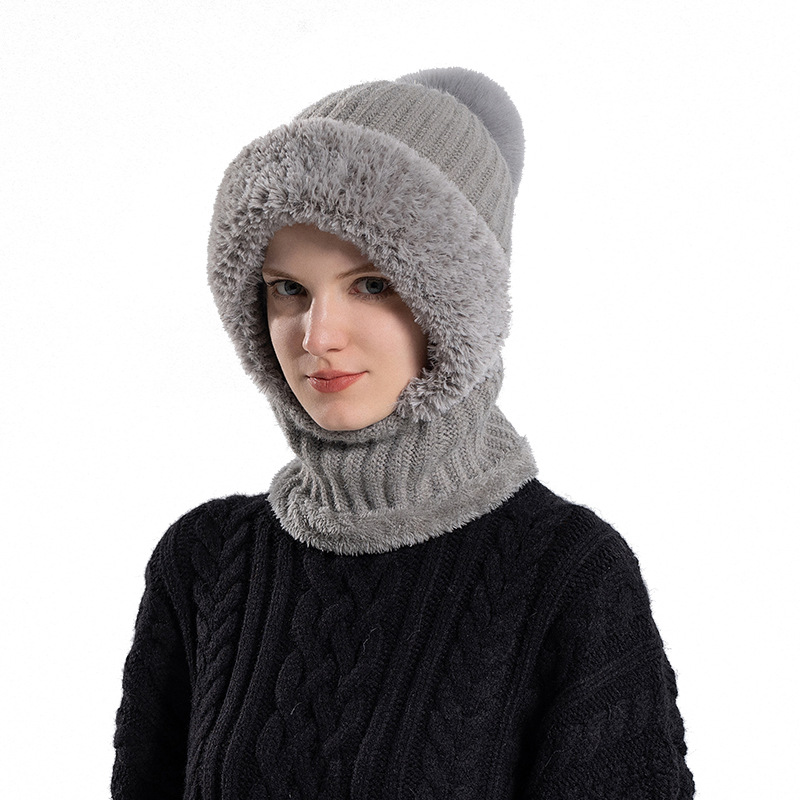 Aurora - Ultra-soft knitted 3-in-1 winter hood