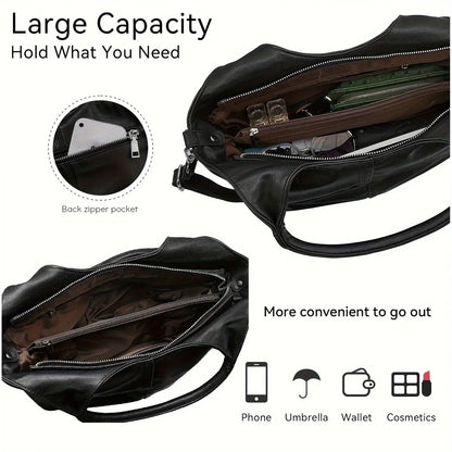 Elegant Genuine Leather Women's Cross-body Shoulder Bag