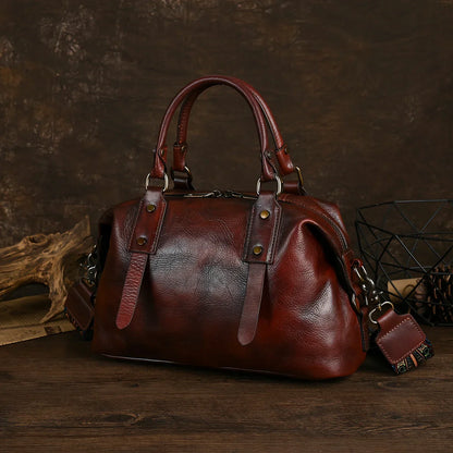 Brown Leather Vintage Bag