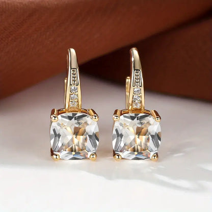 Guld Mystic Safir Øreringe