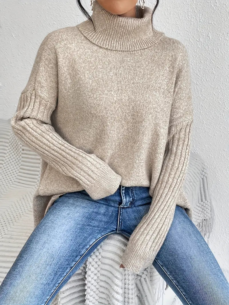 BRIGITTE™ – LONG ROLL NECK JUMPER