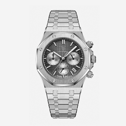 Damian™ | Iconic Steel Frame Bold Chronograph Design Watch | 42mm