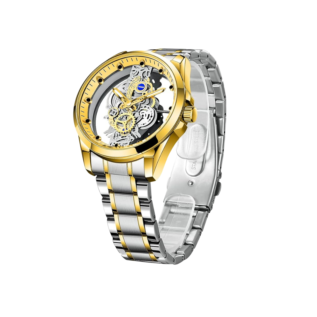 Rio™ | Hollow Double-sided Dial Skeleton Quartz Watch | 42mm