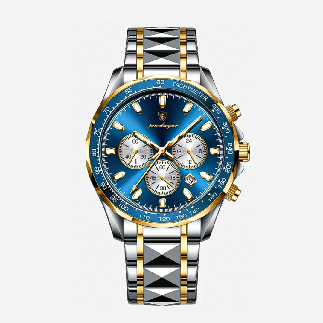 Zane™ | Sleek Sports Dial Statement Chrono Watch | 44.5mm