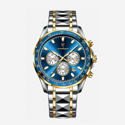 Zane™ | Sleek Sports Dial Statement Chrono Watch | 44.5mm