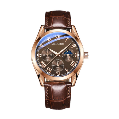 Stephen™ | Elegant Moon Phase Chronograph | 42mm