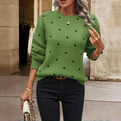 Lilah™ | Polka Dot Knit Jumper