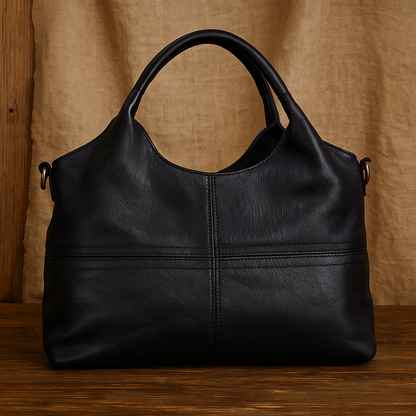 Elegant Genuine Leather Women's Cross-body Shoulder Bag