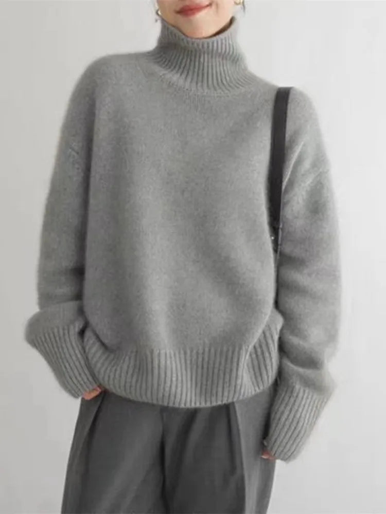 Isabella™ - High Neck Cashmere Jumper