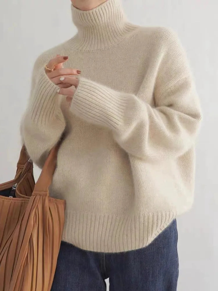 Isabella™ - High Neck Cashmere Jumper