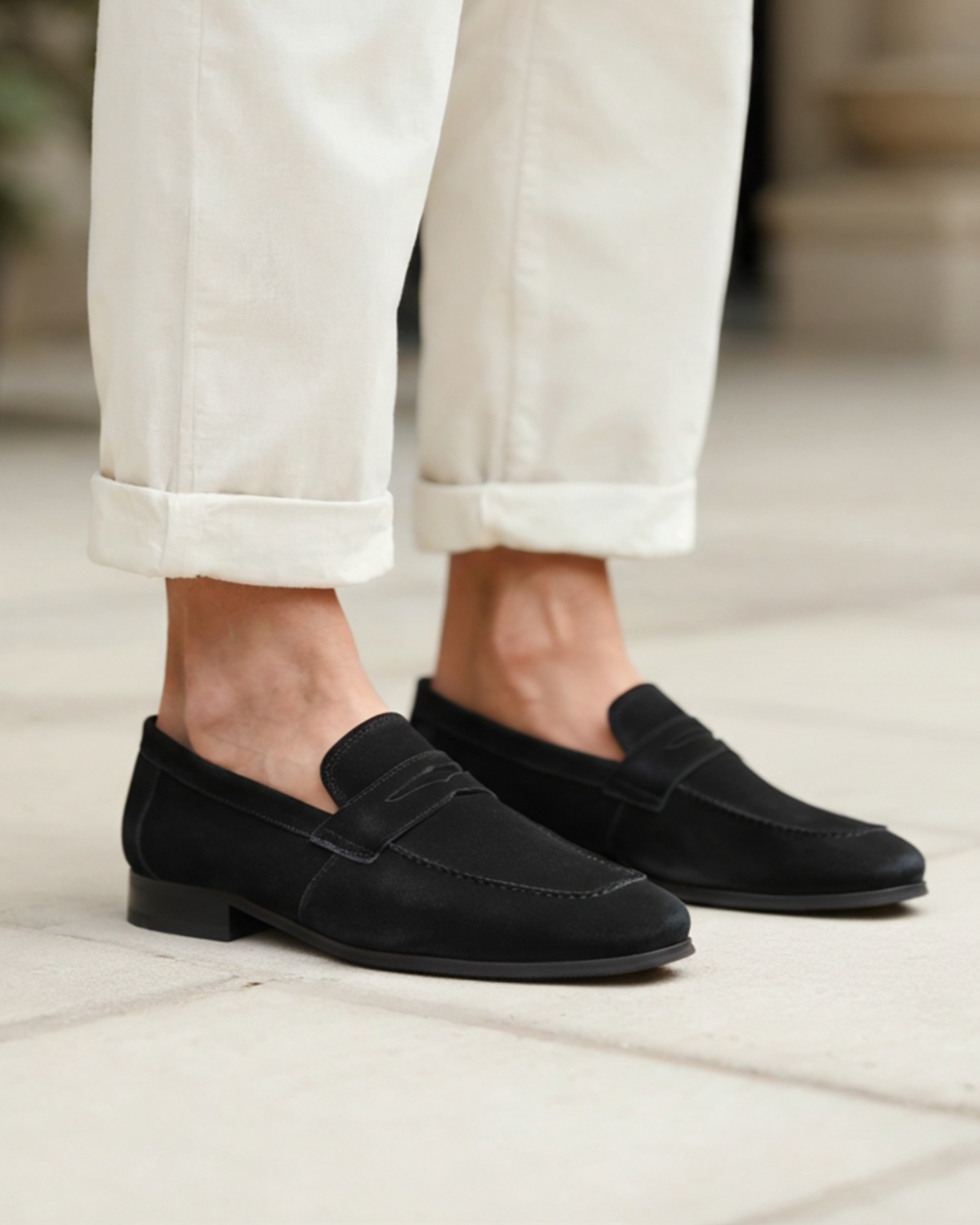 Lorenz Suede Penny Loafers
