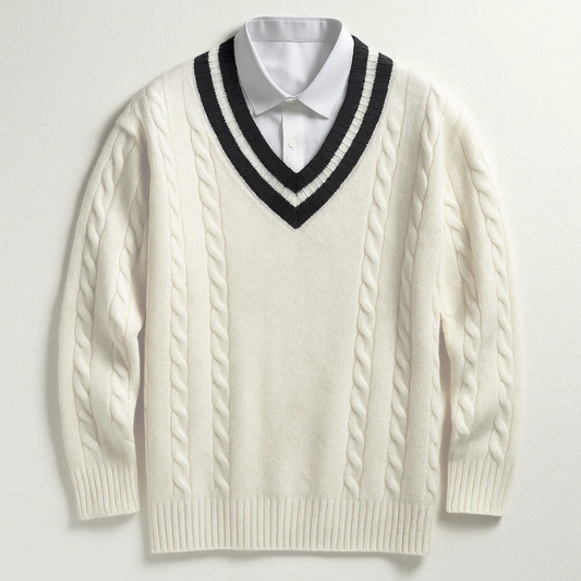 The Hampton V-neck jumper