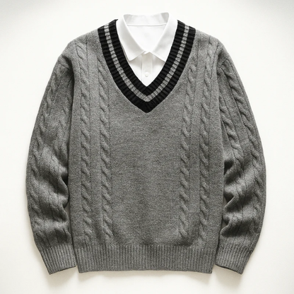 The Hampton V-neck jumper