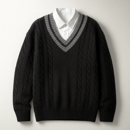 The Hampton V-neck jumper