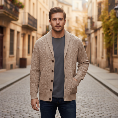 The Mason Knitted Wool Cardigan