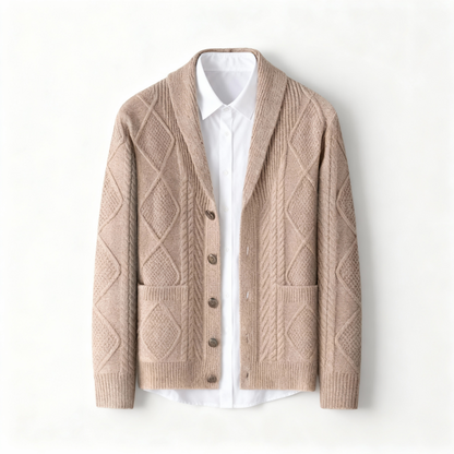 The Mason Knitted Wool Cardigan