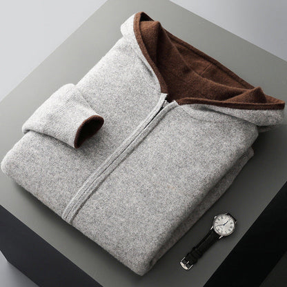 Naples Reversible Cashmere Hoodie