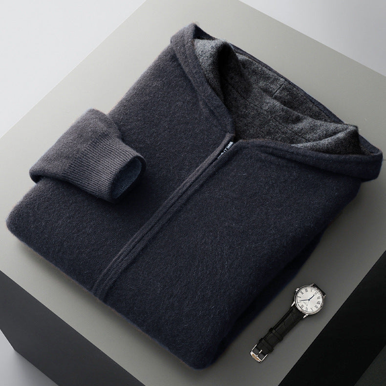 Naples Reversible Cashmere Hoodie
