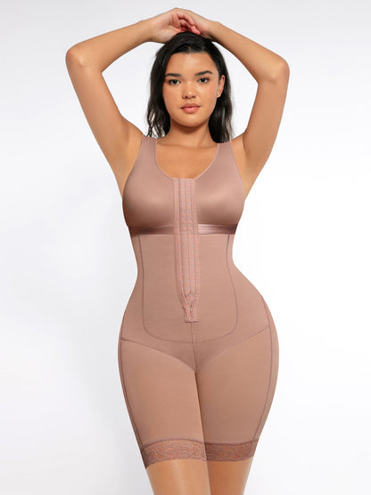 FeelinGirl Post-Surgery Open Bust Tummy Control Butt Lift Bodysuit